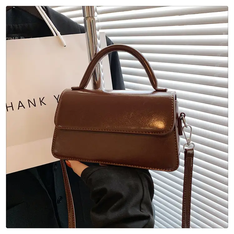 New Women's Brown Leather Crossbody Bag — feature 28