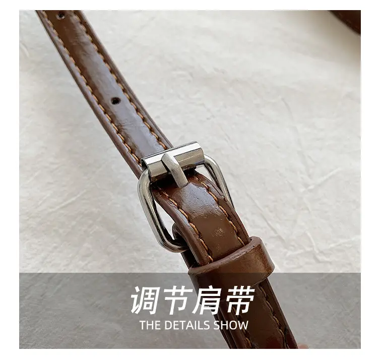 New Women's Brown Leather Crossbody Bag — feature 36