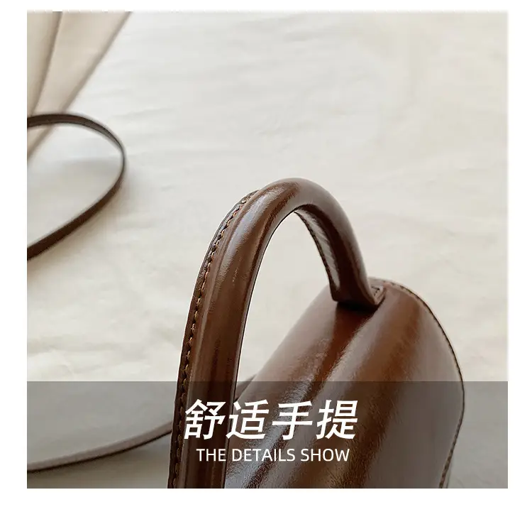 New Women's Brown Leather Crossbody Bag — feature 40