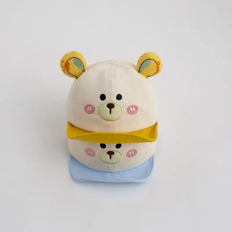 Baby Bear Hat Soft Brim Summer Sun Hat - Image 7