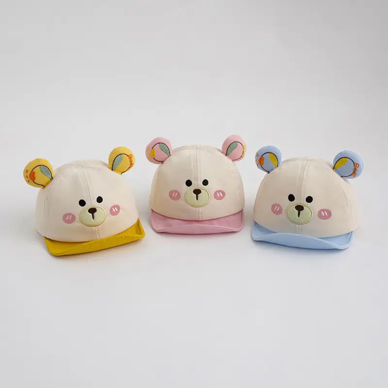 Baby Bear Hat Soft Brim Summer Sun Hat - Image 8
