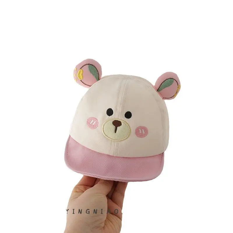 Baby Bear Hat Soft Brim Summer Sun Hat - Image 9