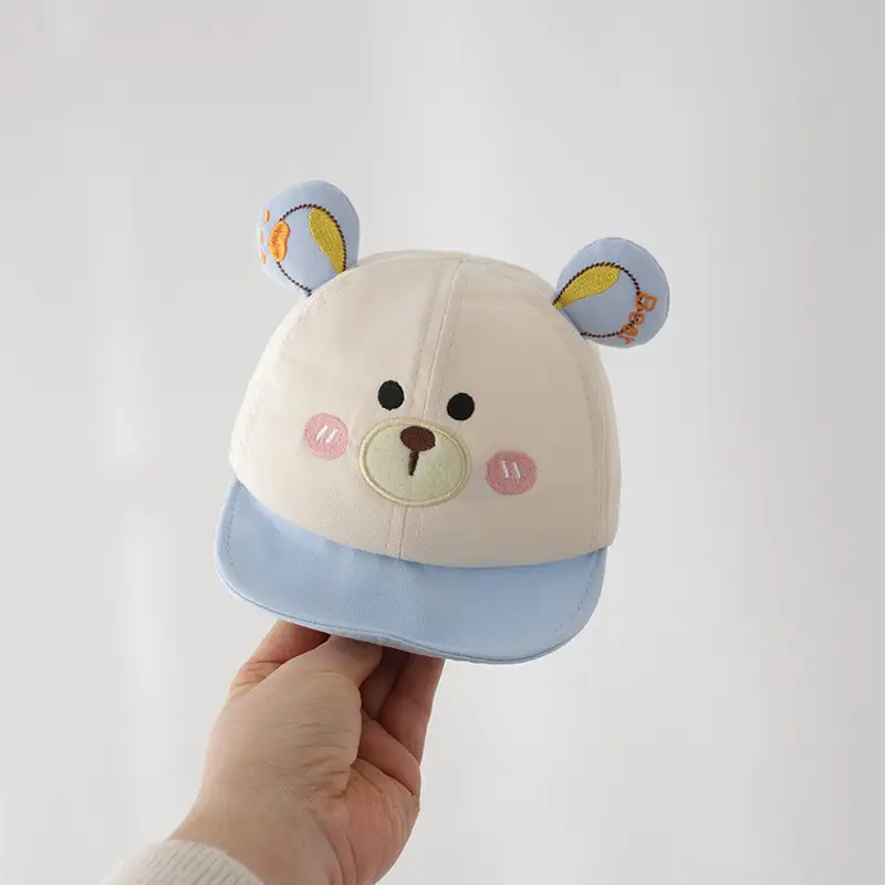 Baby Bear Hat Soft Brim Summer Sun Hat - Image 2