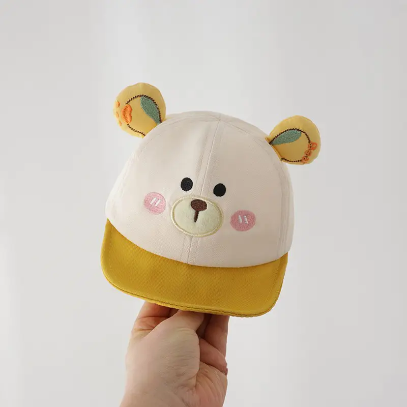 Baby Bear Hat Soft Brim Summer Sun Hat - Image 3
