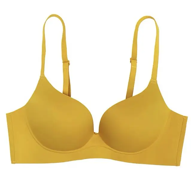 Little Egg seamless underwear one-piece Large U back small chest large gathered wireless bra 2.5