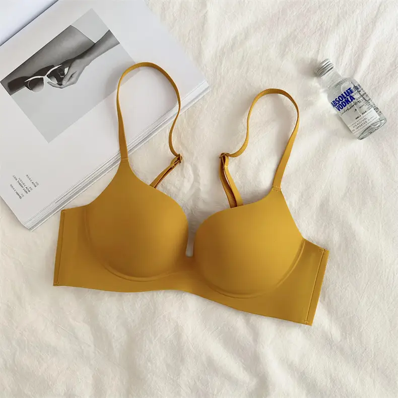 Little Egg seamless underwear one-piece Large U back small chest large gathered wireless bra 2.5 — feature 12