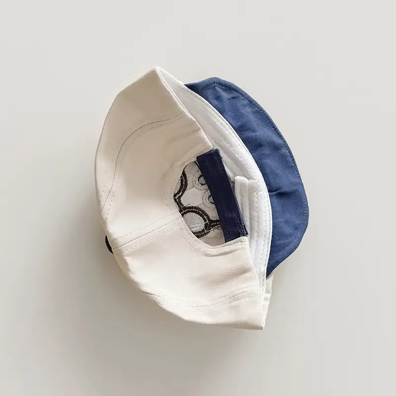 Baby Peaked Cap Puppy Hat with Blue Glasses Spring Fall 2024 - Image 12