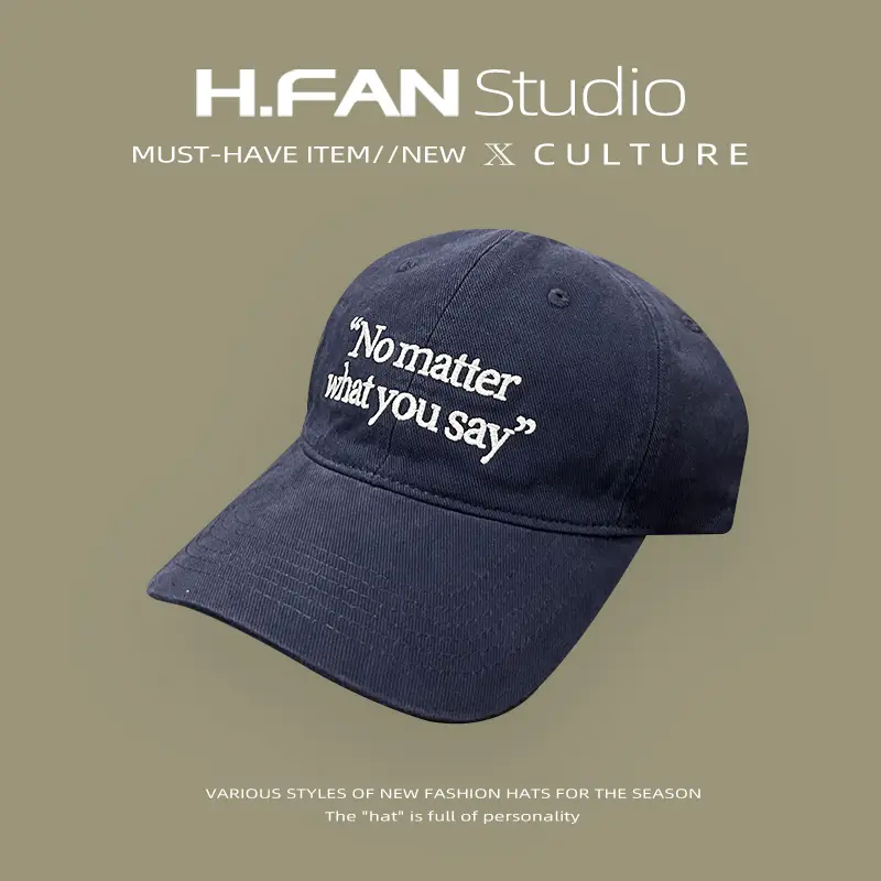 Women Embroidered Baseball Caps 2024 New Wide Brim - Image 2