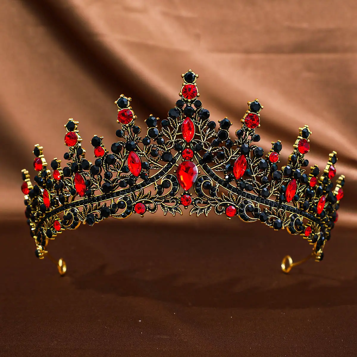 European Rhinestone Bridal Tiara Crown Accessory