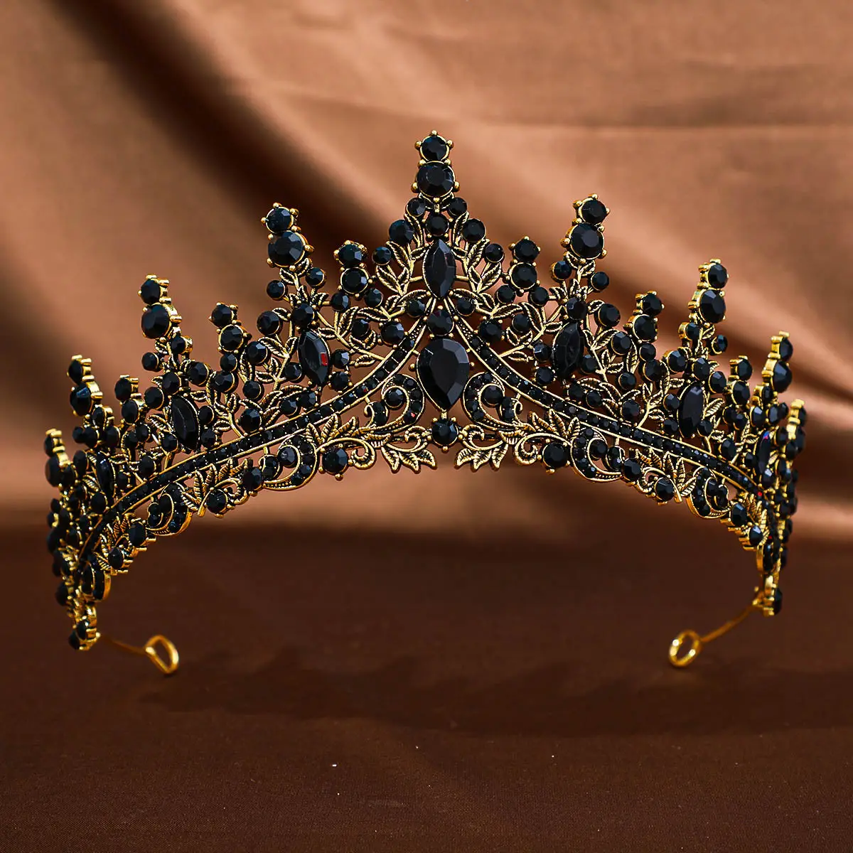 European Rhinestone Bridal Tiara Crown Accessory