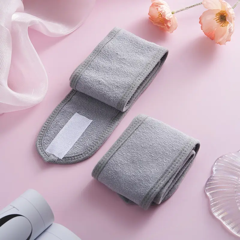 Velcro Headband Mask Makeup Hairband Sweat-Absorbent Sports Headscarf