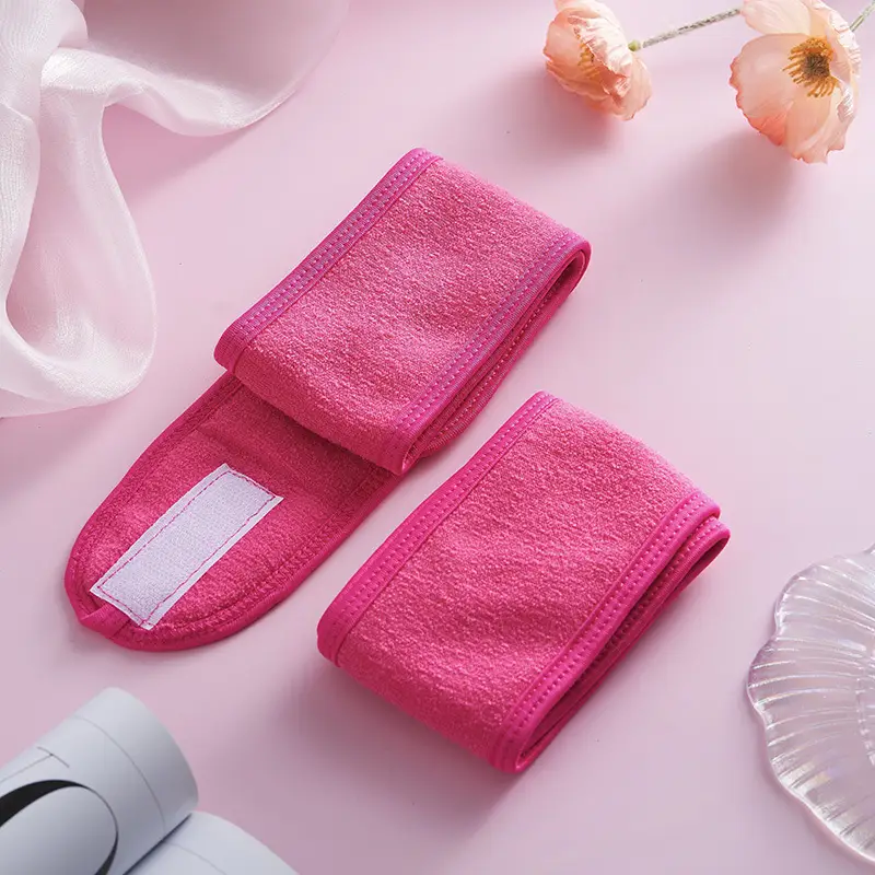 Velcro Headband Mask Makeup Hairband Sweat-Absorbent Sports Headscarf