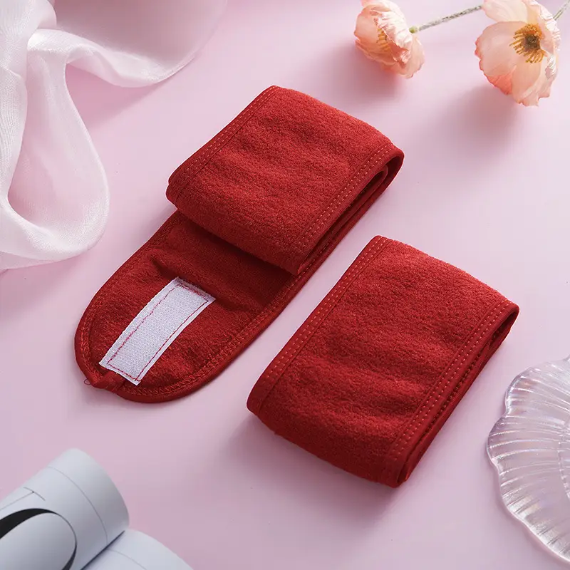 Velcro Headband Mask Makeup Hairband Sweat-Absorbent Sports Headscarf