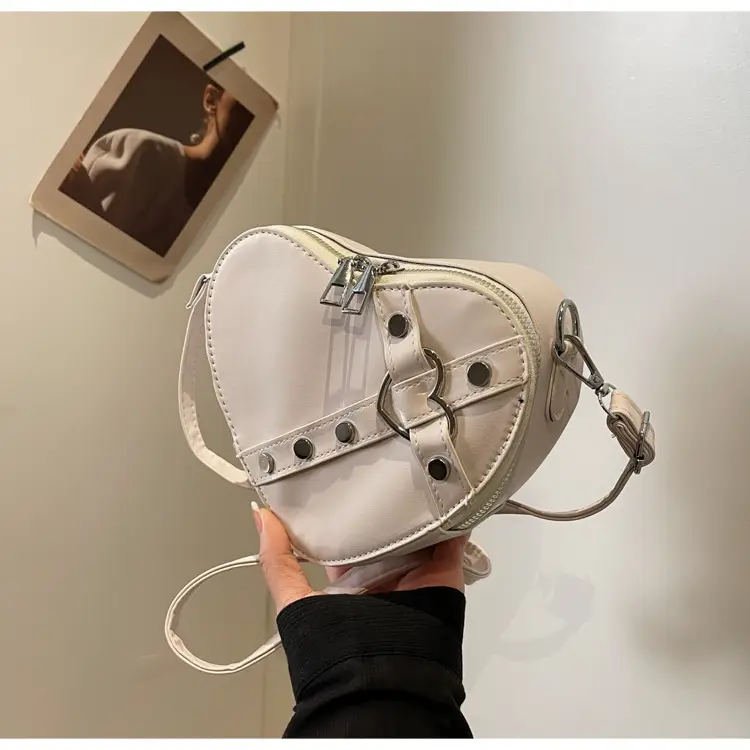Heart Shaped Women's Crossbody Bag 2024 Spring - Image 6