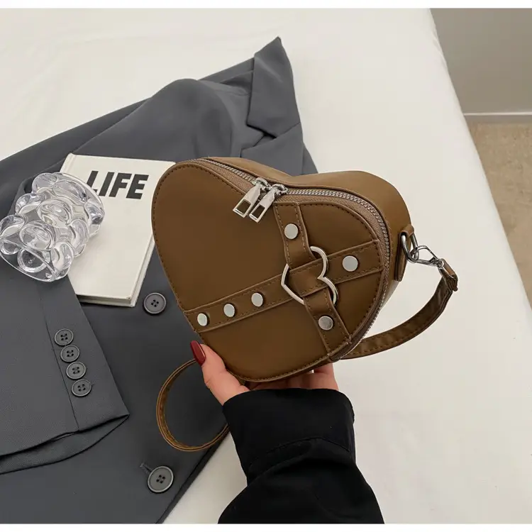 Heart Shaped Women's Crossbody Bag 2024 Spring - Image 3