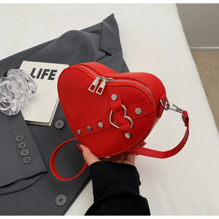 Heart Shaped Women's Crossbody Bag 2024 Spring - Image 4