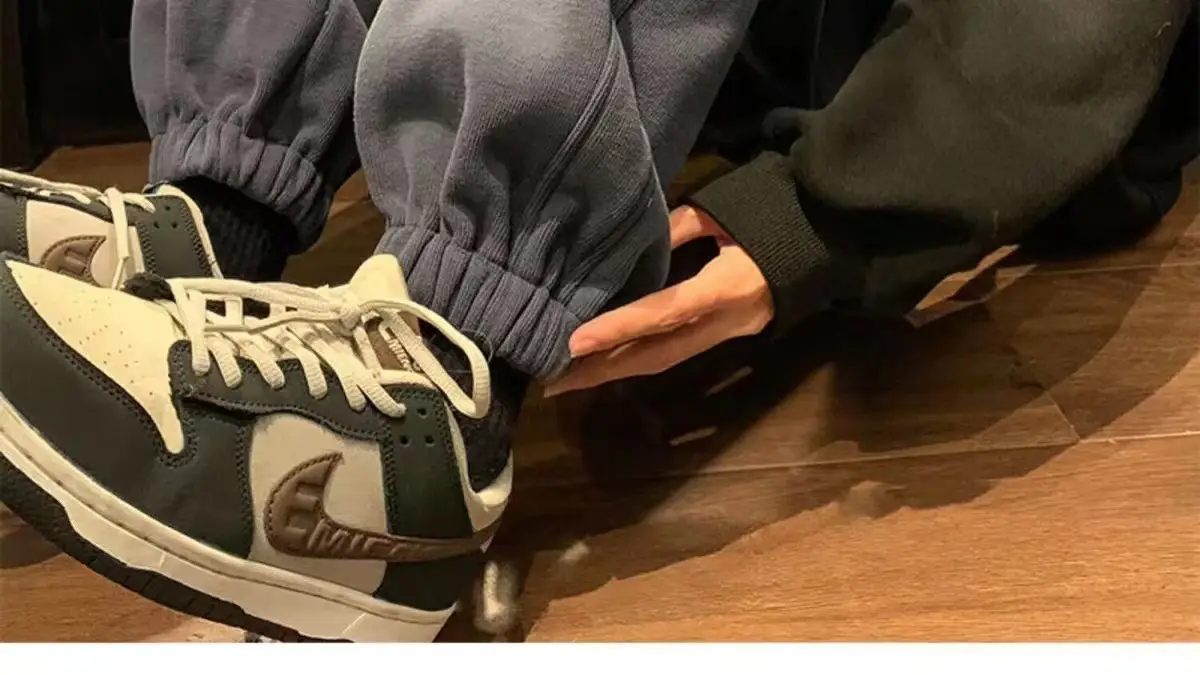 Men Fleece Lined Ankle Tied Sweatpants Winter Casual Pants — feature 20