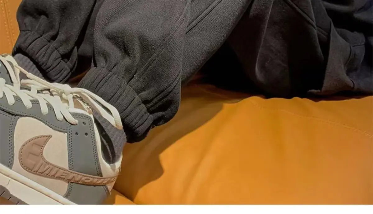Men Fleece Lined Ankle Tied Sweatpants Winter Casual Pants — feature 22