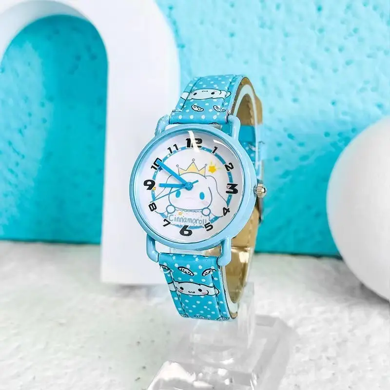 New Sanrio Watch Kuromi Dial Pu Alloy Cartoon Wristwatch Student Quartz Watch Gift — feature 13