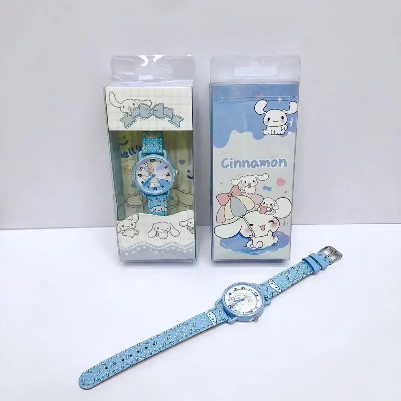 New Sanrio Watch Kuromi Dial Pu Alloy Cartoon Wristwatch Student Quartz Watch Gift — feature 7