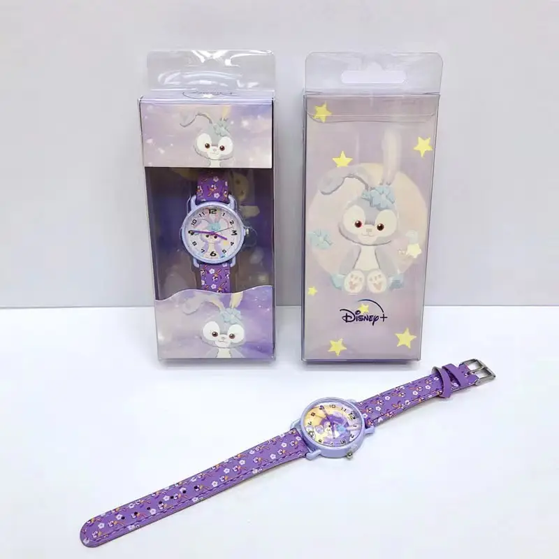 New Sanrio Watch Kuromi Dial Pu Alloy Cartoon Wristwatch Student Quartz Watch Gift