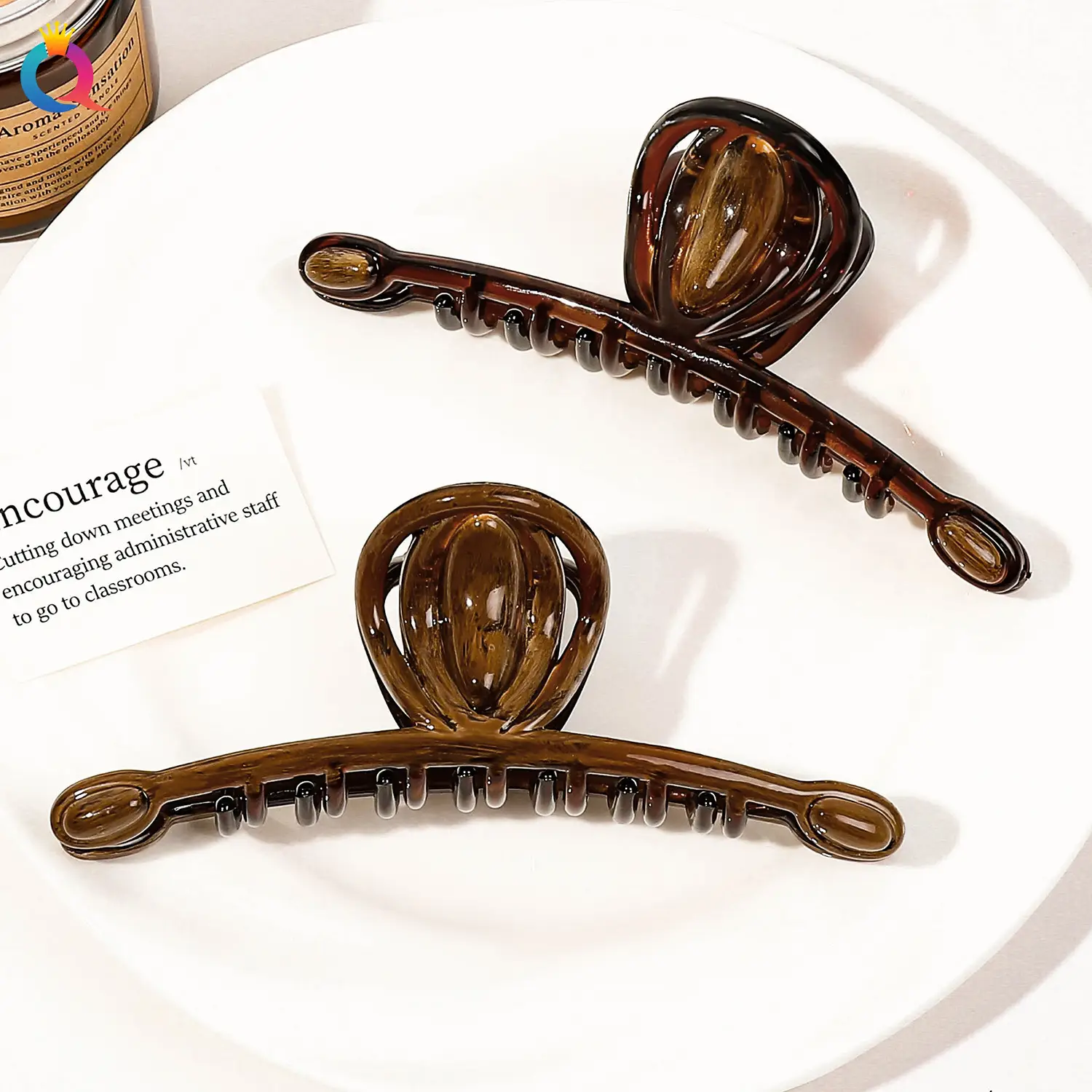 Qiyue Ancient Wooden Hair Clip Plate for Women — feature 15
