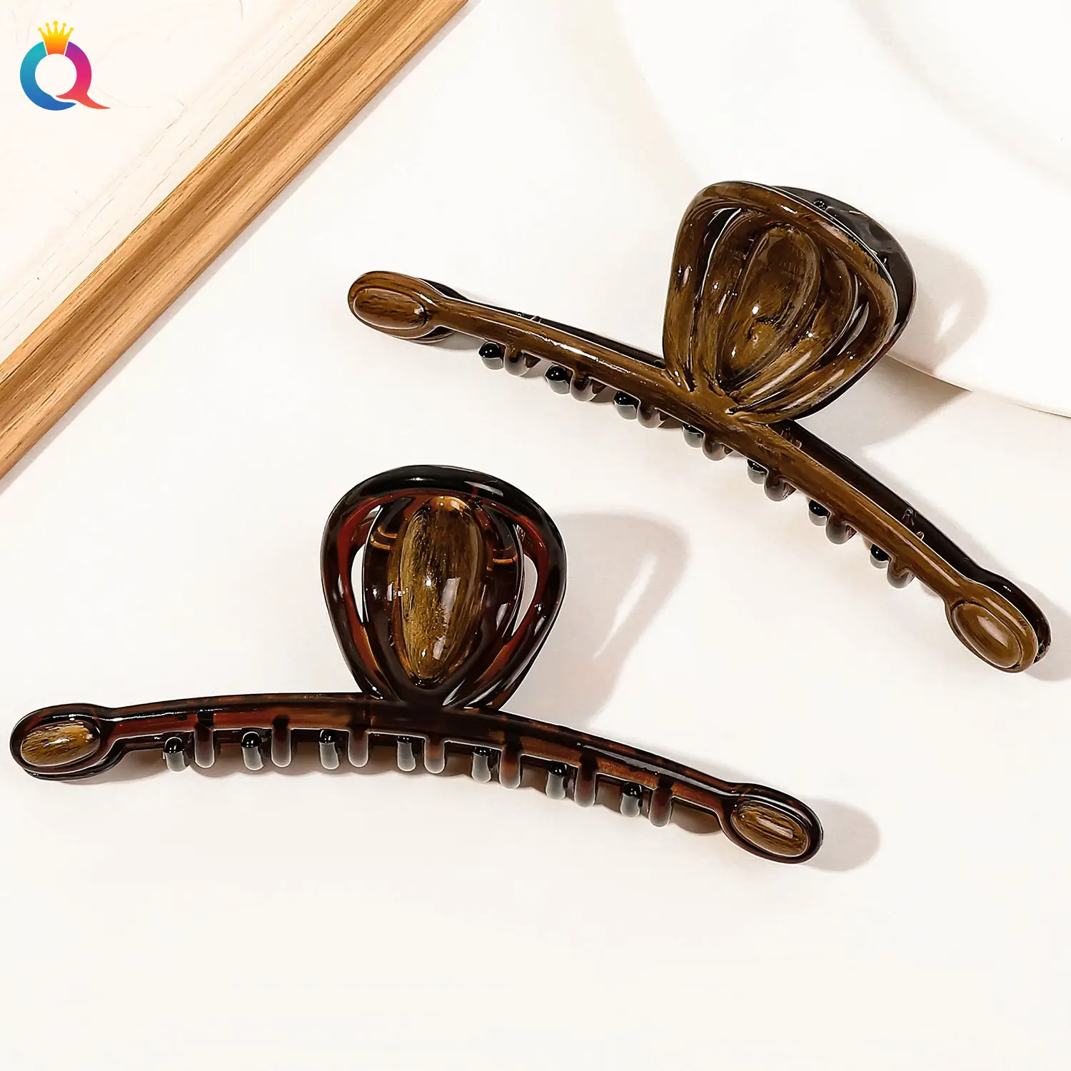 Qiyue Ancient Wooden Hair Clip Plate for Women — feature 20