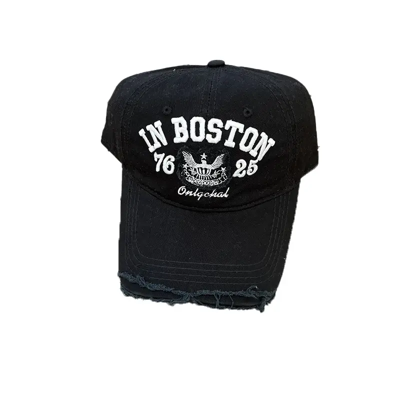 Women Red Boston Top Hat with Embroidery - Image 7
