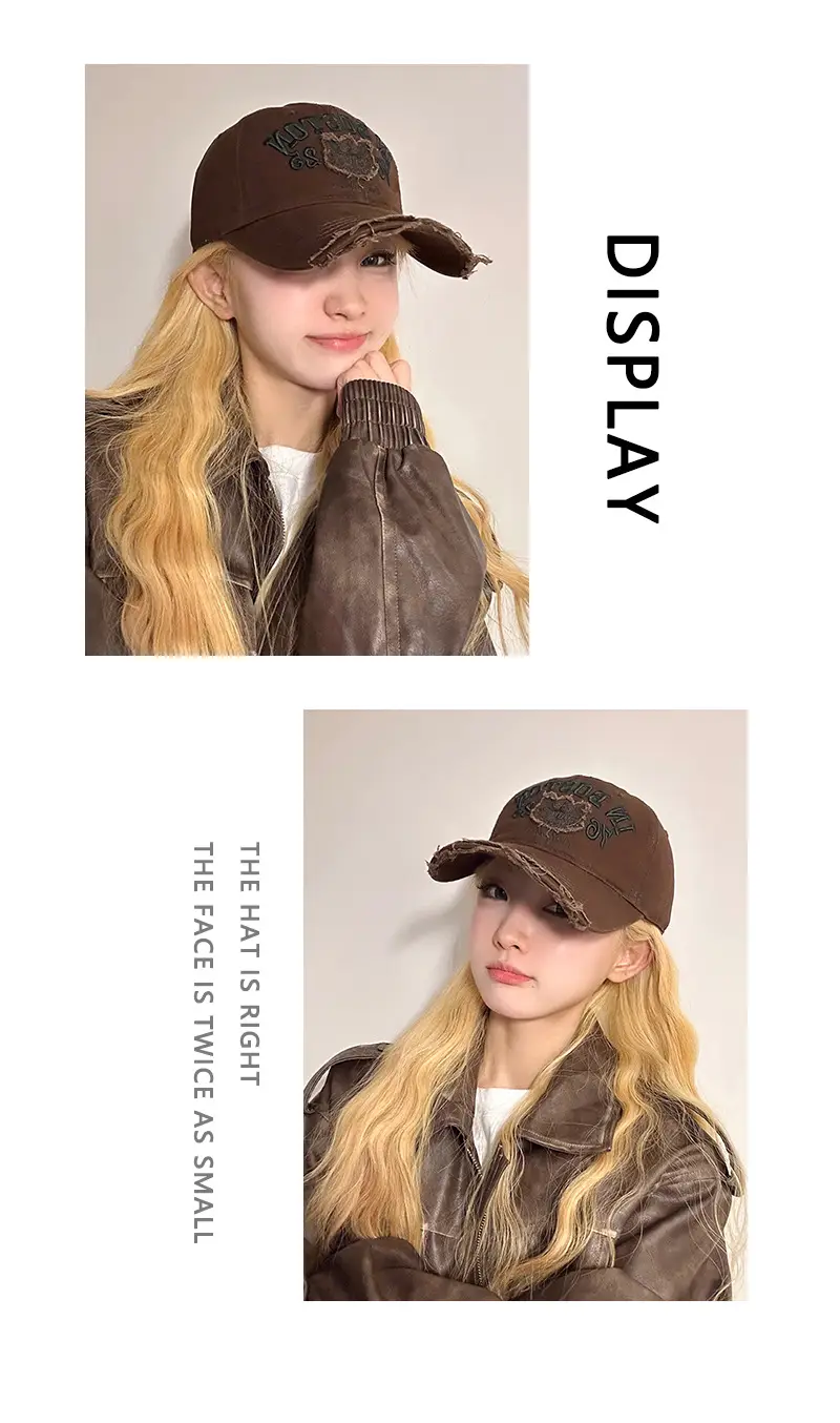 Women Red Boston Top Hat with Embroidery — feature 9
