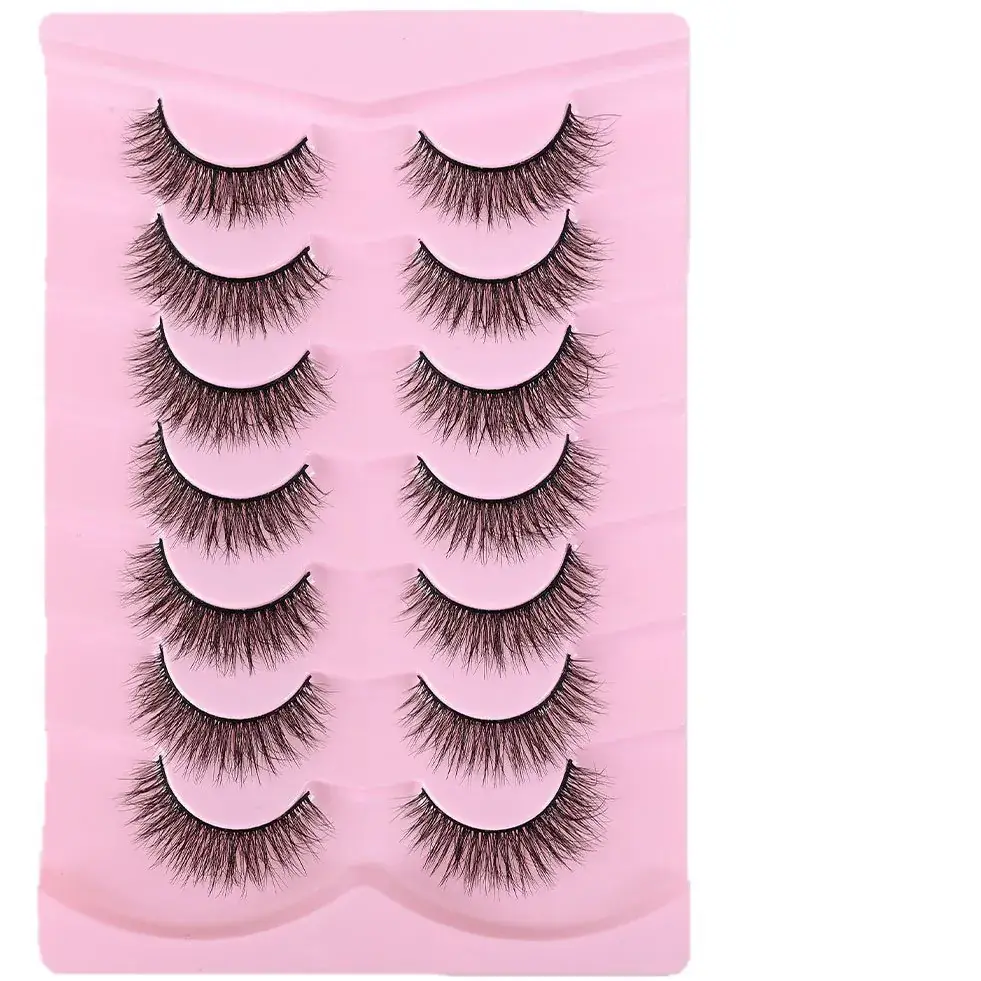 5D False Eyelashes Large Capacity Self-Adhesive Natural Hard Stem - Image 17