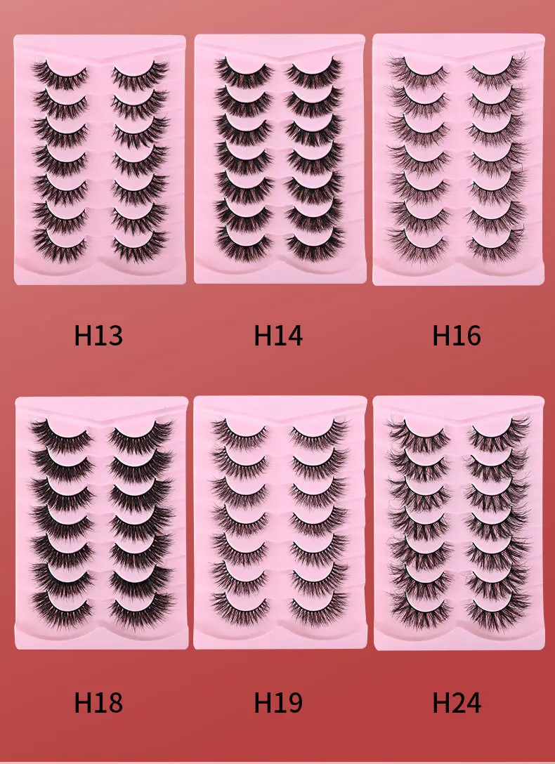 5D False Eyelashes Large Capacity Self-Adhesive Natural Hard Stem — feature 5