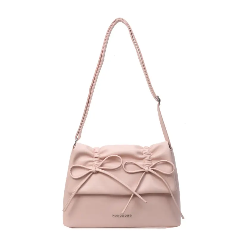 Silver Bow Crossbody Bag for Women 2024