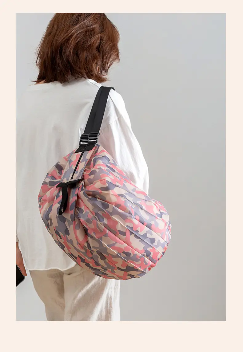 Foldable Waterproof Shopping Bag Large Capacity Camo Pattern — feature 19