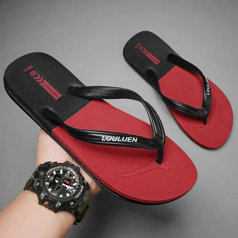 Flip flops men's non-slip summer outdoor wear 2023 New wear-resistant seaside beach shoes flip-flops men's fashion - Image 8