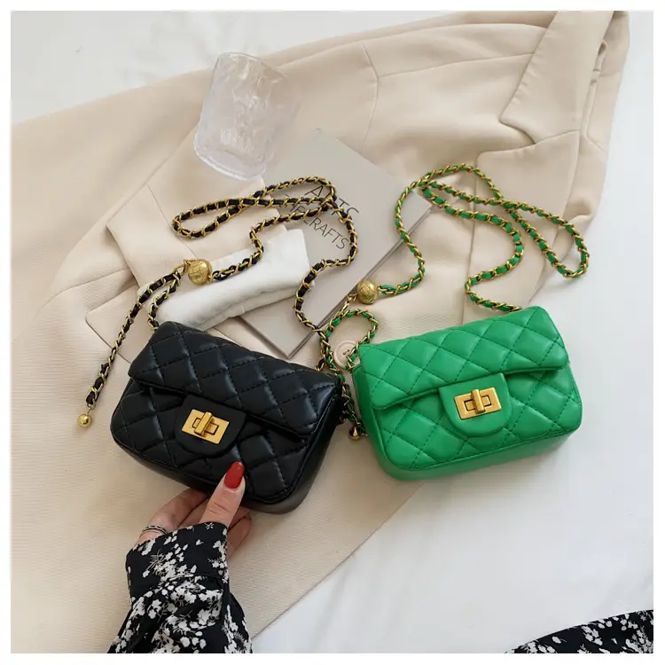 Yellow Quilted Chain Shoulder Bag for Women 2024 — feature 26