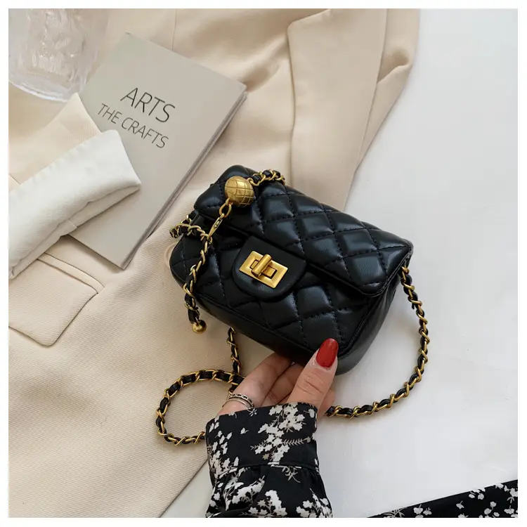 Yellow Quilted Chain Shoulder Bag for Women 2024 — feature 28
