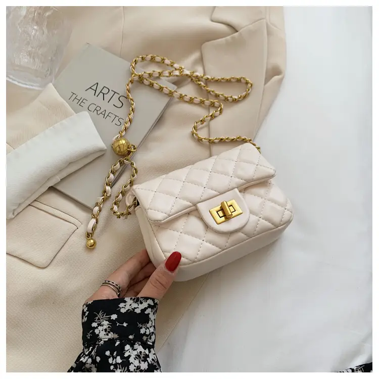 Yellow Quilted Chain Shoulder Bag for Women 2024 — feature 29