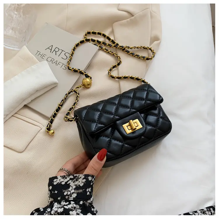 Yellow Quilted Chain Shoulder Bag for Women 2024 — feature 32