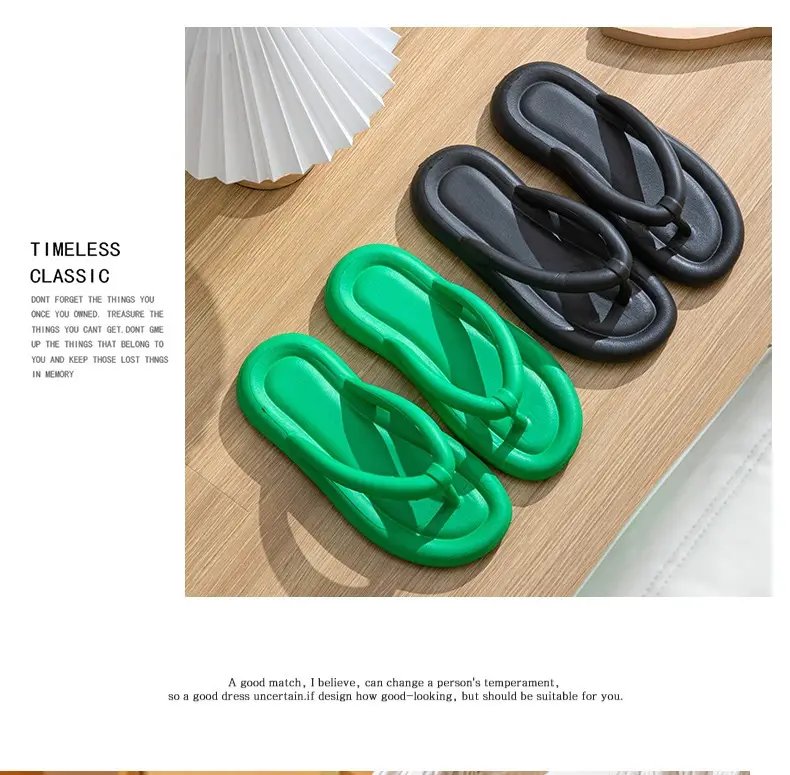 Summer Flip-Flops Ins Internet Celebrity Flip-Flops Beach Slippers Women's Large Size Cute Seaside Sandals Wholesale — feature 15