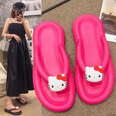 Summer Flip-Flops Ins Internet Celebrity Flip-Flops Beach Slippers Women's Large Size Cute Seaside Sandals Wholesale — feature 4