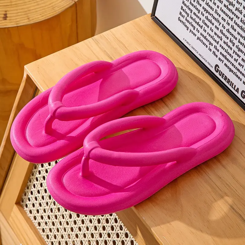Summer Flip-Flops Ins Internet Celebrity Flip-Flops Beach Slippers Women's Large Size Cute Seaside Sandals Wholesale - Image 3