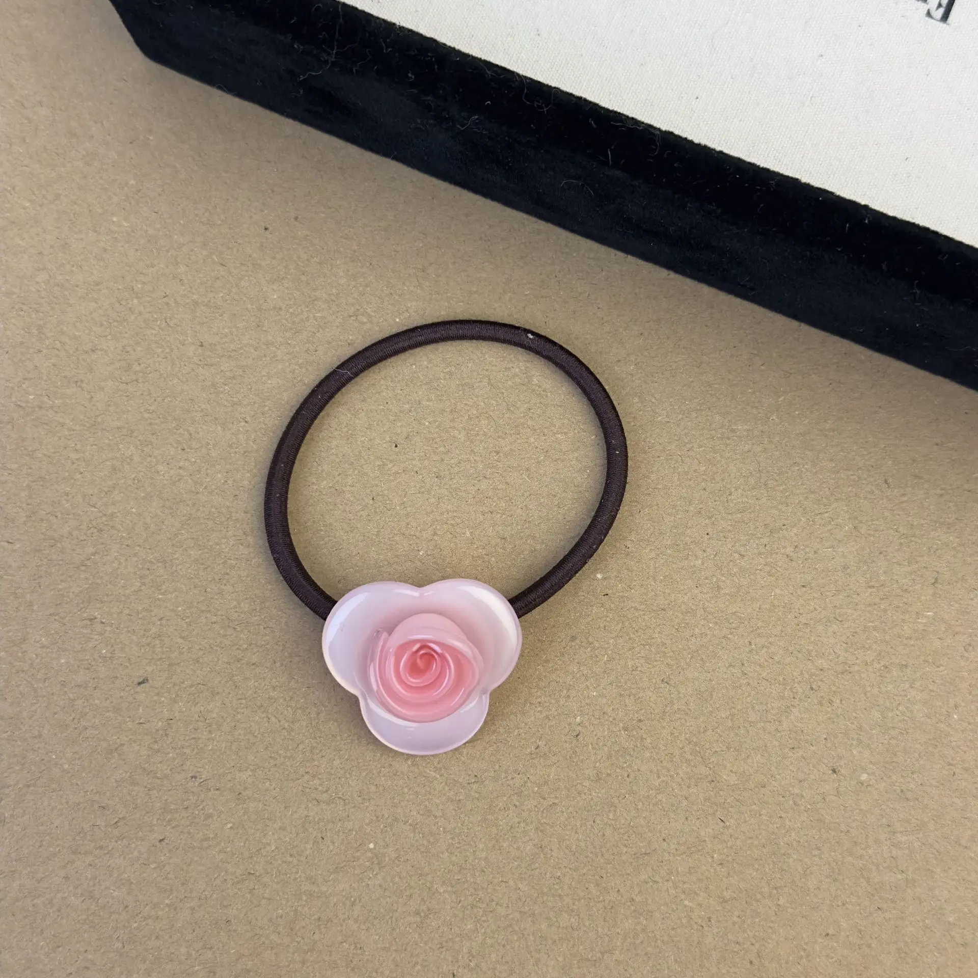 Acetate Rose Hair Bands 2024 New French Retro Flower Headband - Image 2