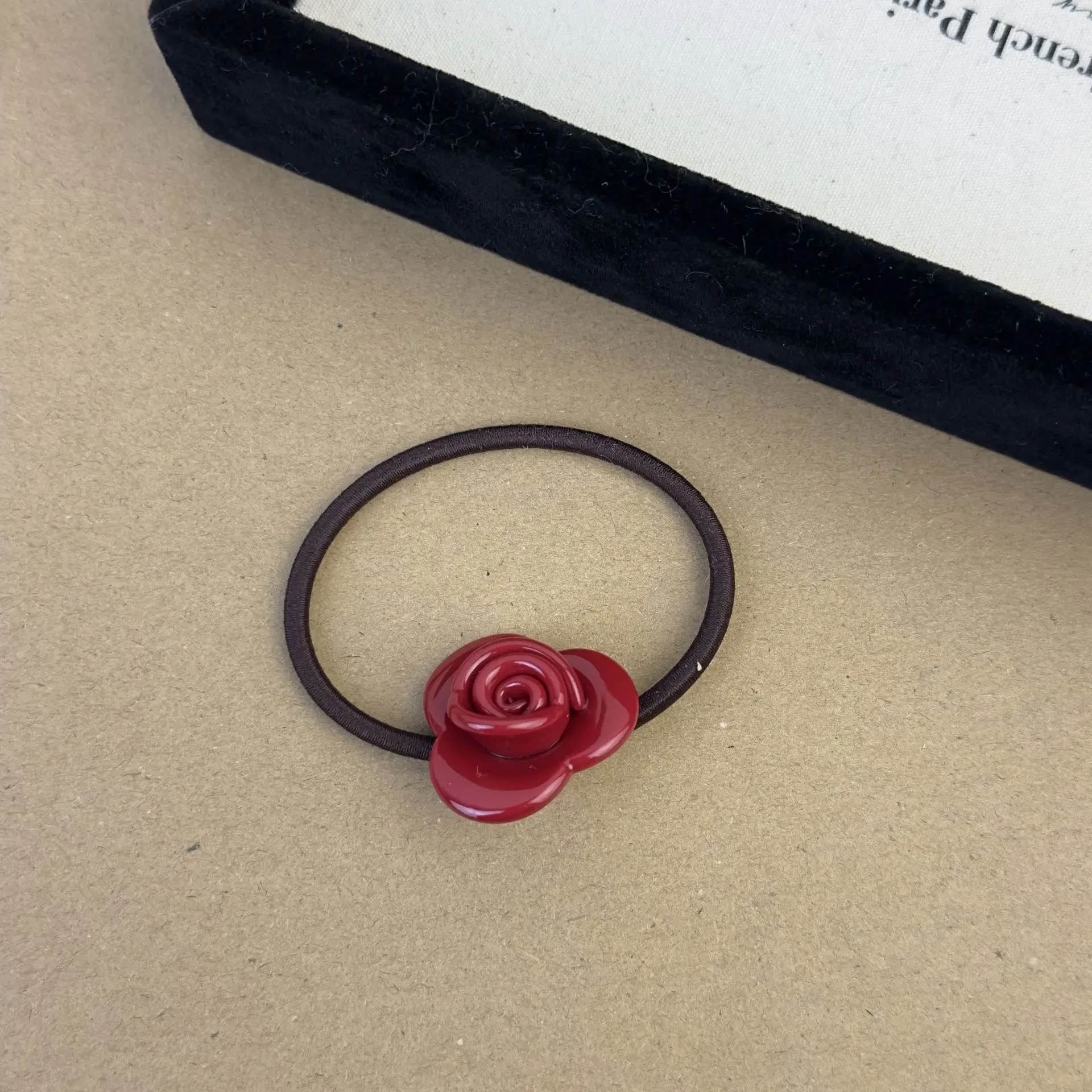 Acetate Rose Hair Bands 2024 New French Retro Flower Headband - Image 3
