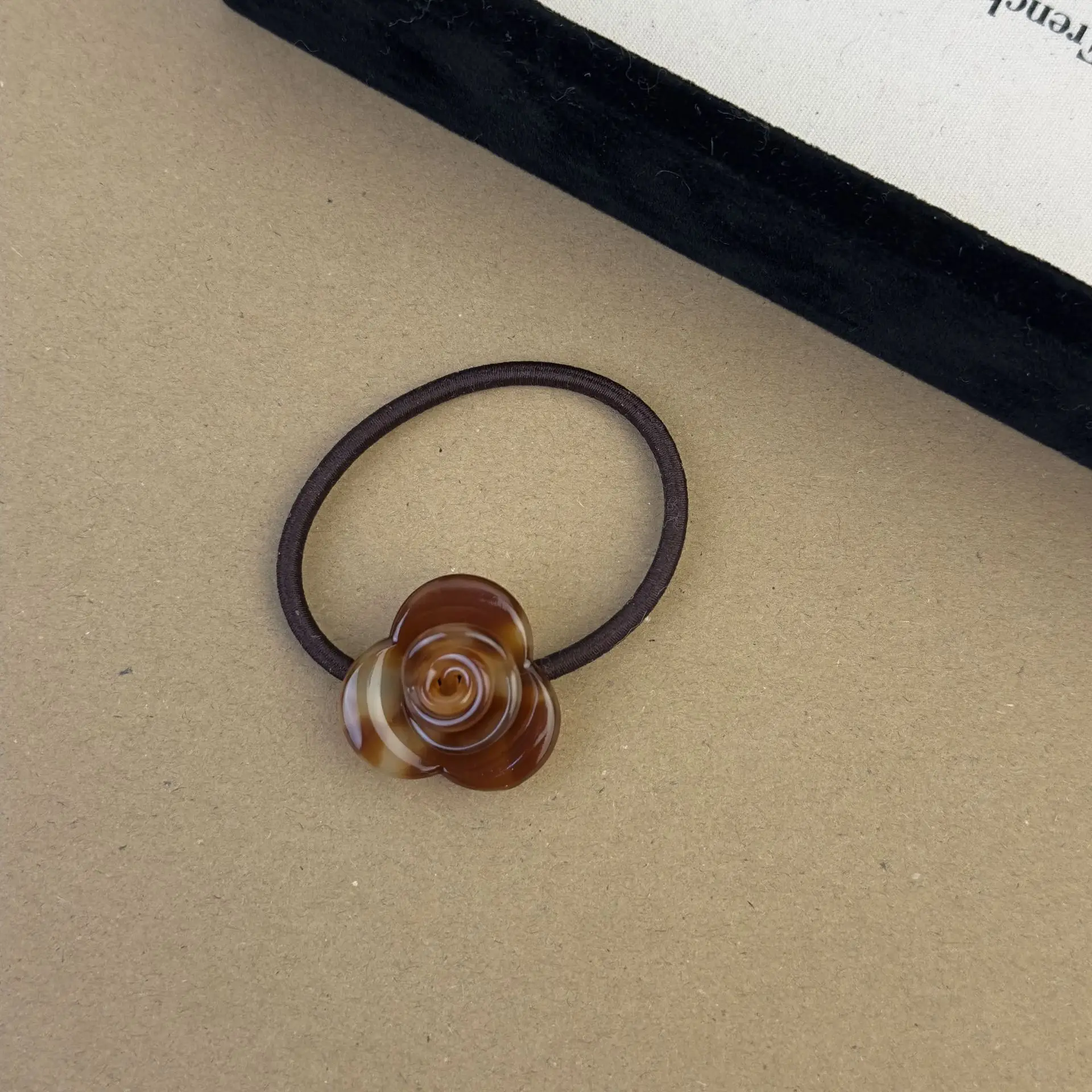 Acetate Rose Hair Bands 2024 New French Retro Flower Headband - Image 5