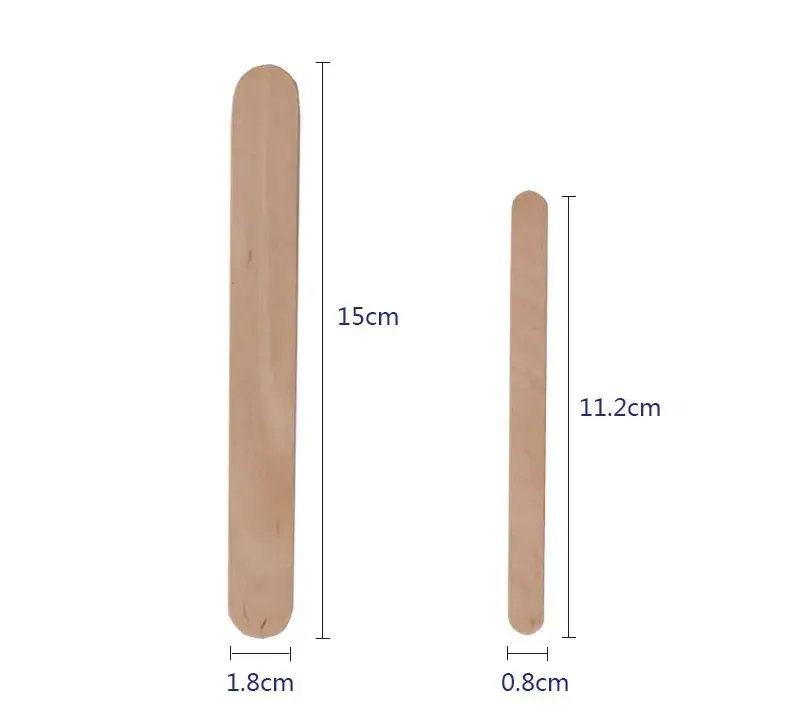 Wooden Tongue Depressors for Hair Removal 100 Pcs — feature 5