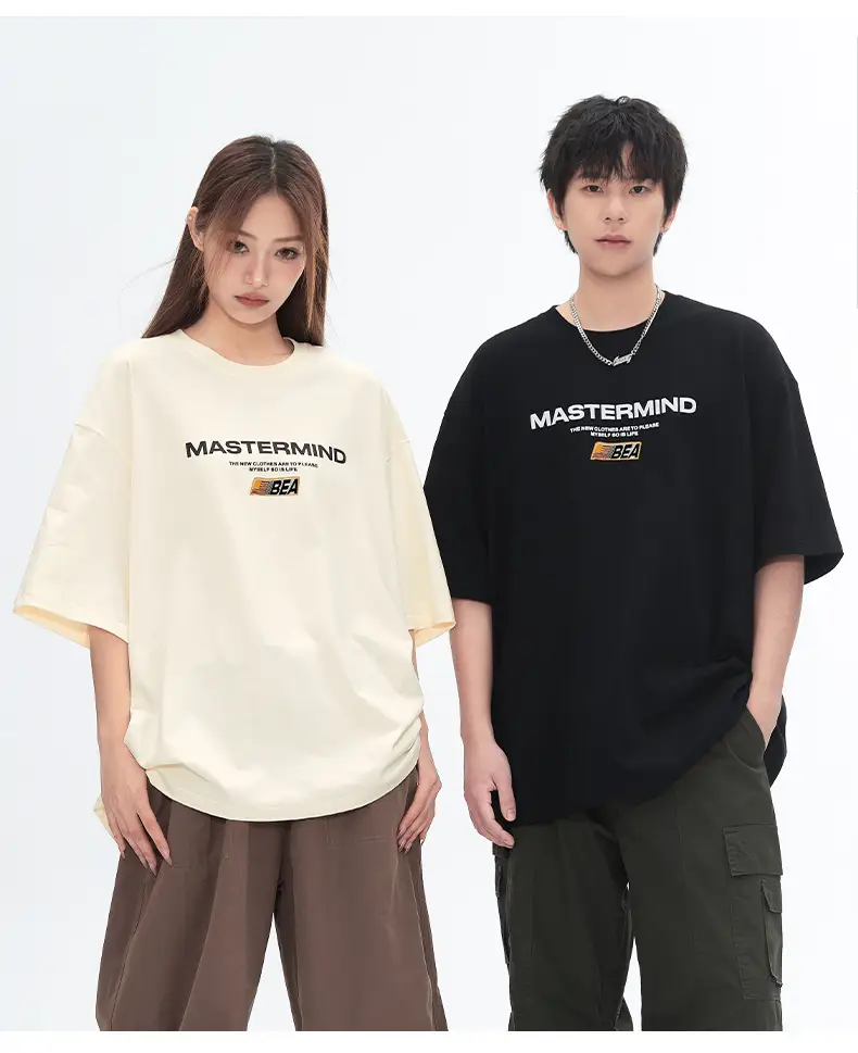 Men Black Mastermind Printed T-Shirt Short Sleeve Summer — feature 10