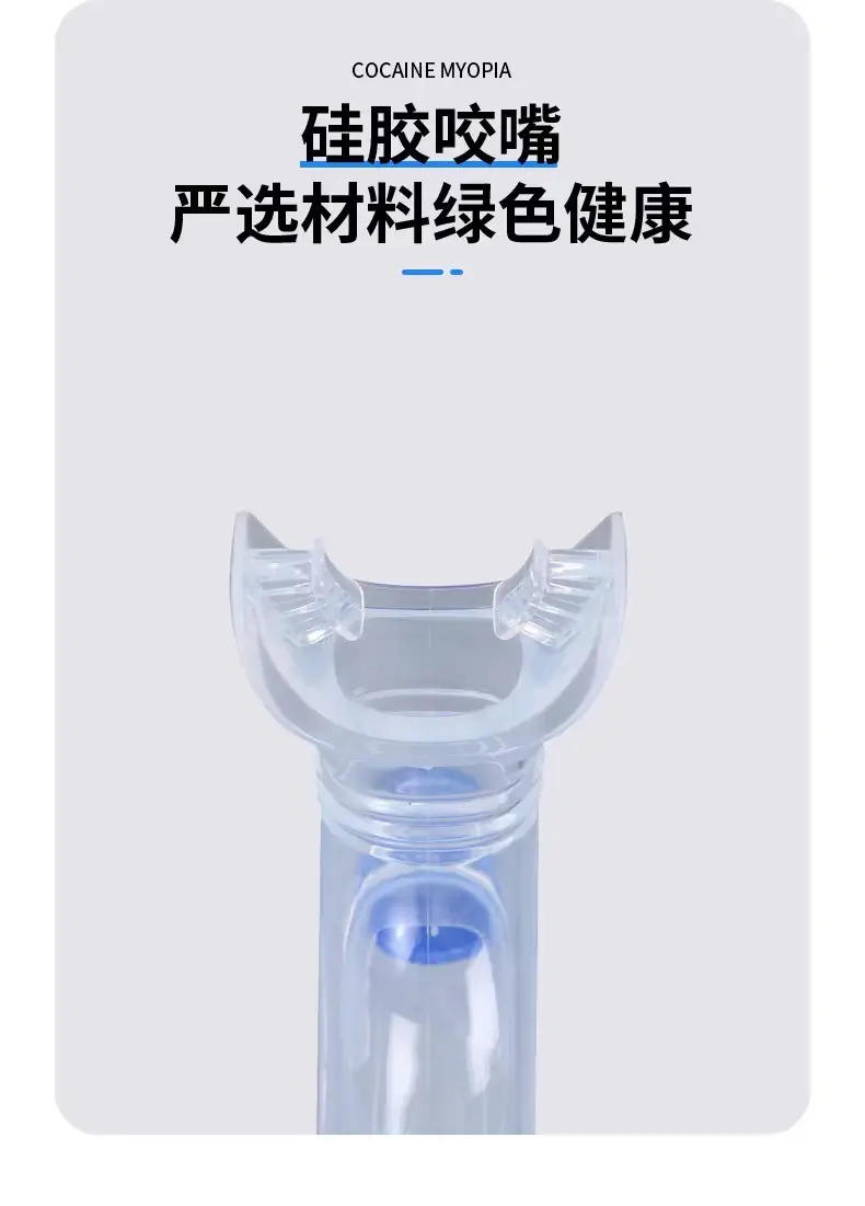 Swimming training front breathing tube wet snorkeling respirator professional diving equipment ventilation underwater diving pipe — feature 10