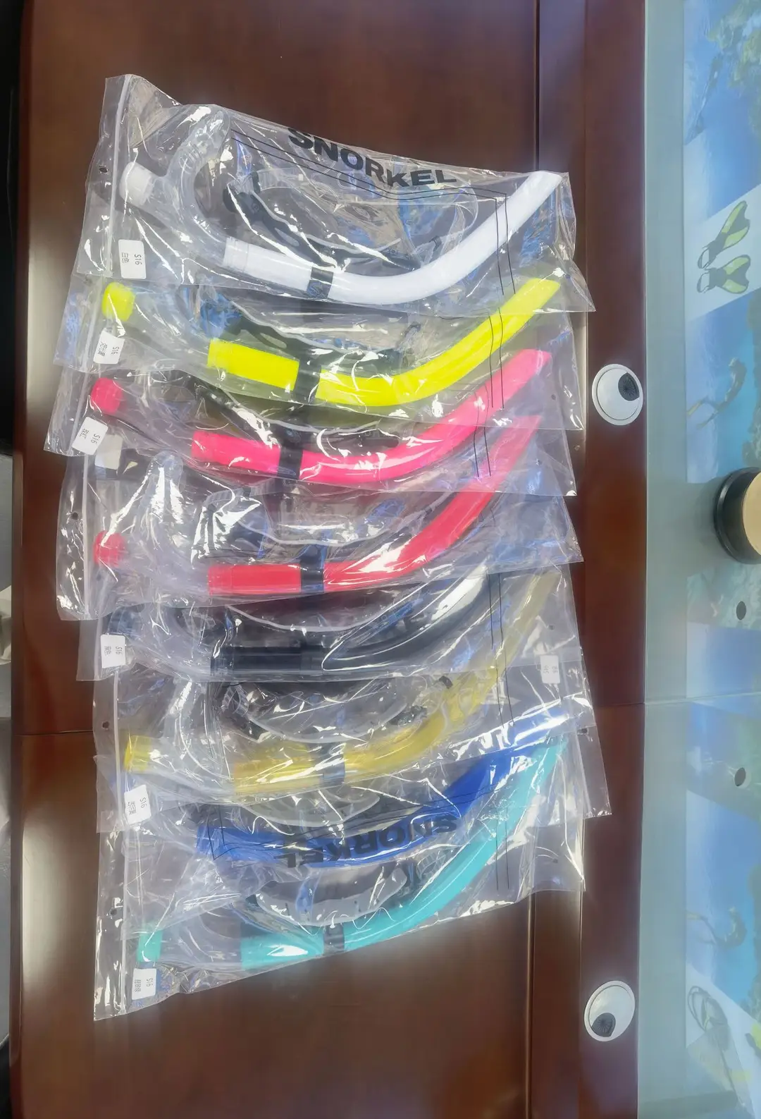Swimming training front breathing tube wet snorkeling respirator professional diving equipment ventilation underwater diving pipe — feature 17