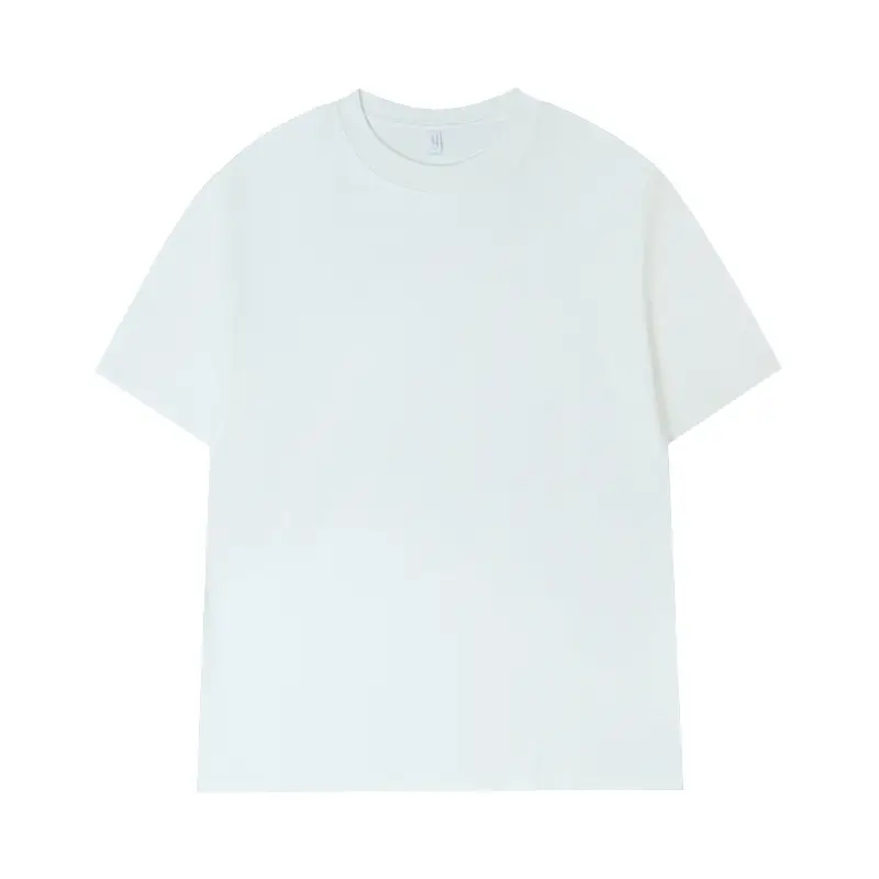 Men's Light Pink Cotton T-Shirt 330g - Image 15
