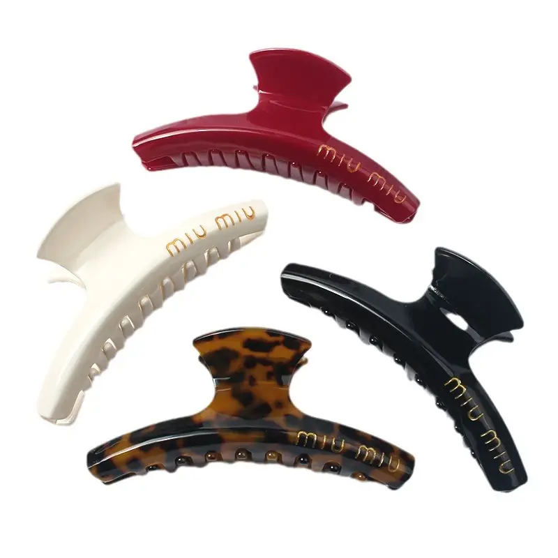 Oversized Japanese Hair Grip Clip with MIU Design - Image 9